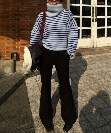 border knit and snood / 2color　hm1894