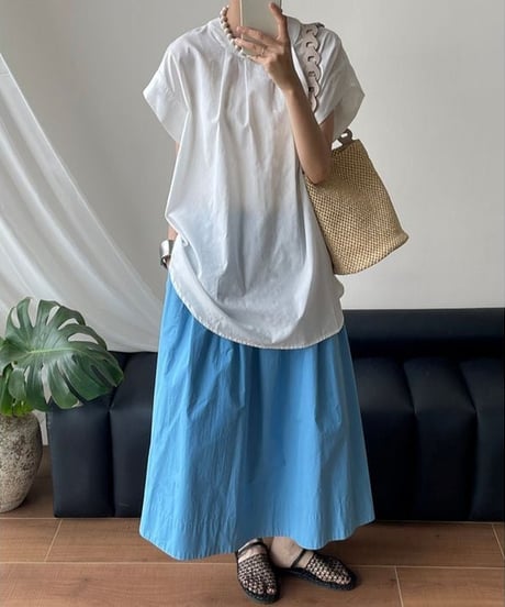 relax tuck blouse / 3color　hm2400