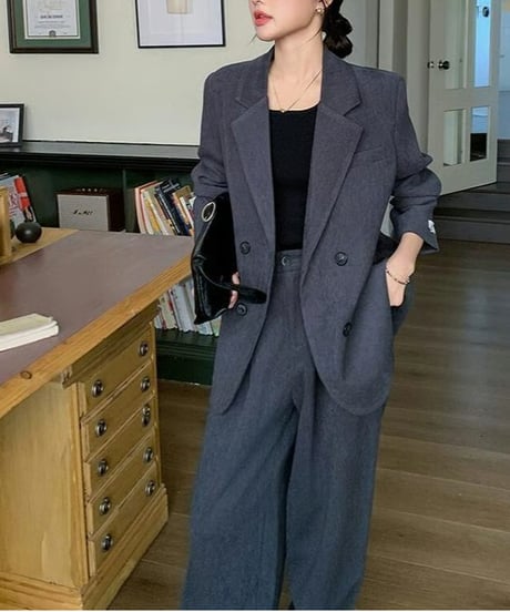 chic pants suit set　hm2508