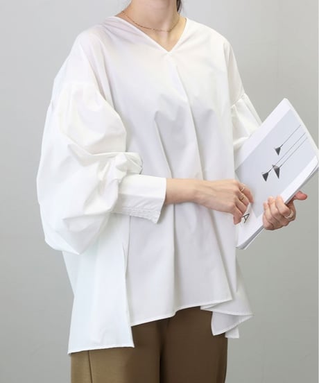 loose back blouse / 3color　hm2581