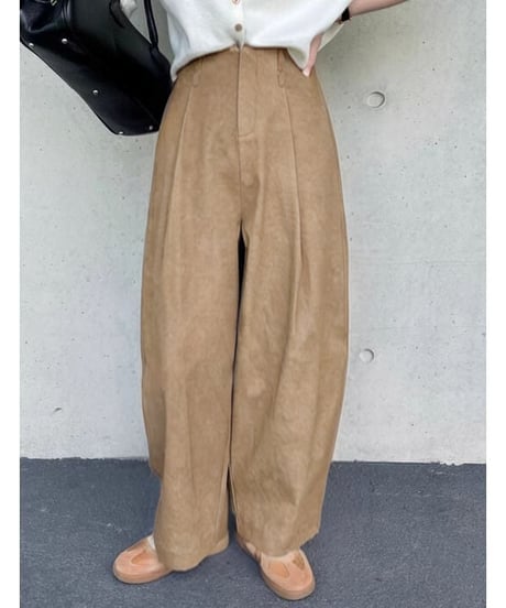 vintage tuck pants / 2color　hm1869