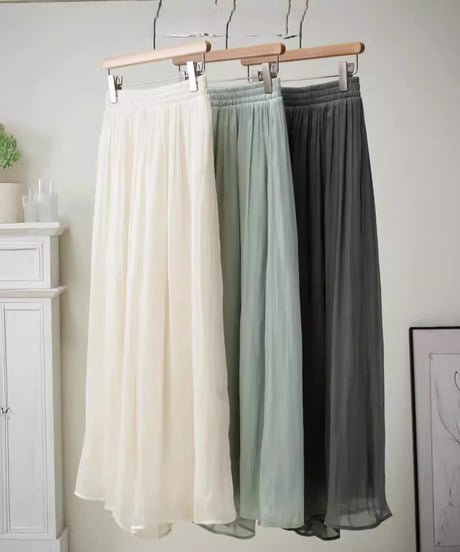 pleated wide pants / 3color　hm2840