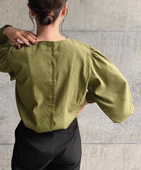 lantern sleeve blouse / 4color　hm2577
