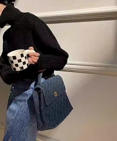 waffle long cuff knit / 3color　hm1807