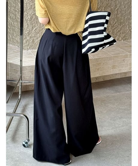 straight wide pants / 3color　hm2234
