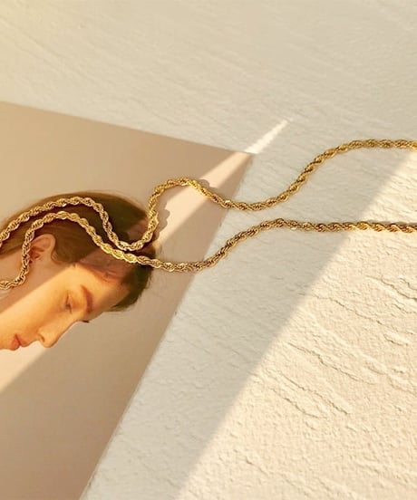 rope chain necklace / 3color　hm2137