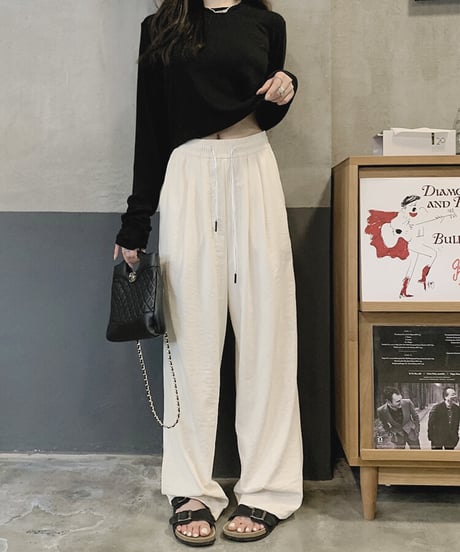 airy loose pants / 3color　hm1487