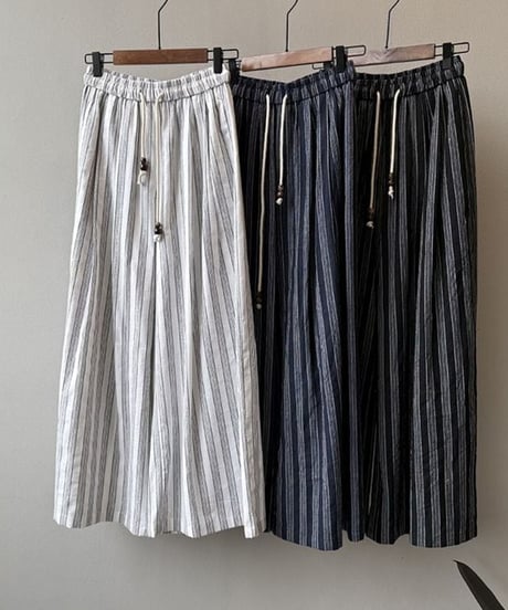 stripe wide pants / 3color　hm2310