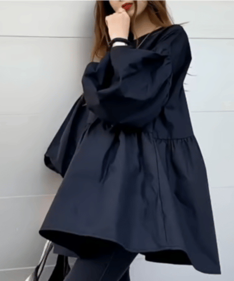 volume sleeve blouse / 2color　hm2571