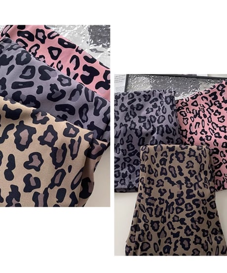 leopard flare leggings / 3color　hm1999