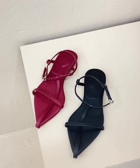 cross strap sandal / 2color　hm1572