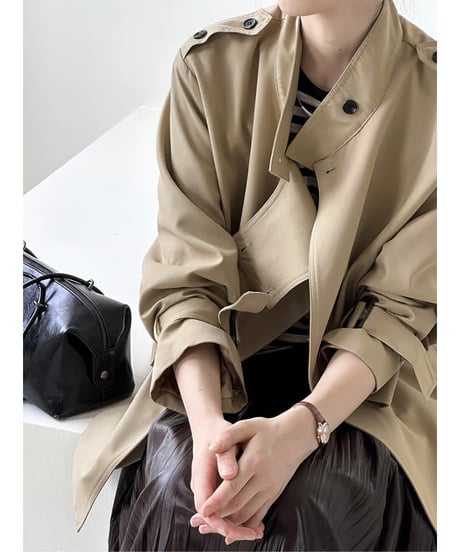 classic trench coat / 3color　hm2072