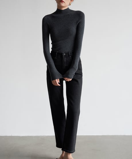 middle neck knit / 5color　hm2801