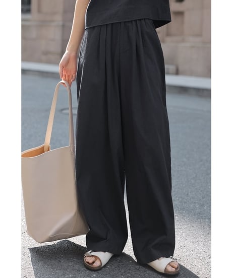 tuck wide pants / 3color　hm2110