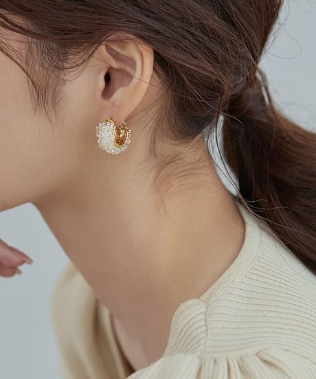 pearl hoop pierce　hm2378