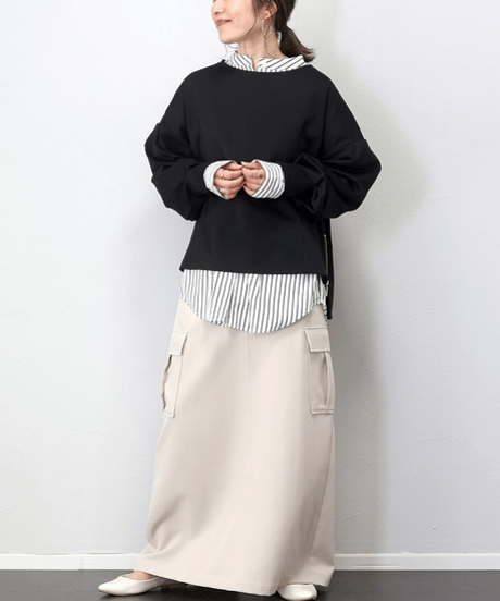 side zipper pullover / 4color　hm2647
