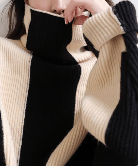 striped design knit　hm1660