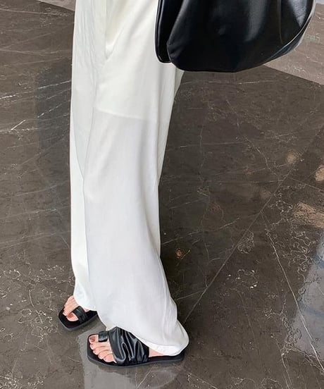 gather thong sandal / 2color　hm1545