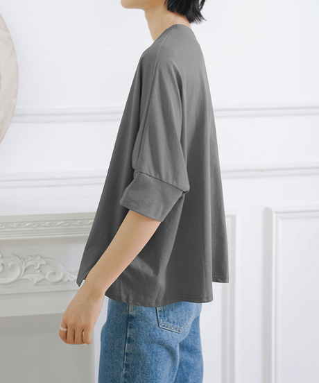 side slit tee / 8color　hm2963