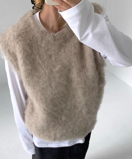 シンゾーン アルパカベスト 美品！THE SHINZONEザシンゾーン アルパカ