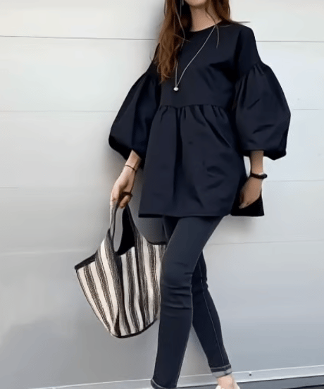 volume sleeve blouse / 2color　hm2571