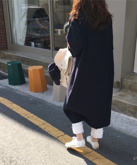 long shirt jacket / 2color　hm1672