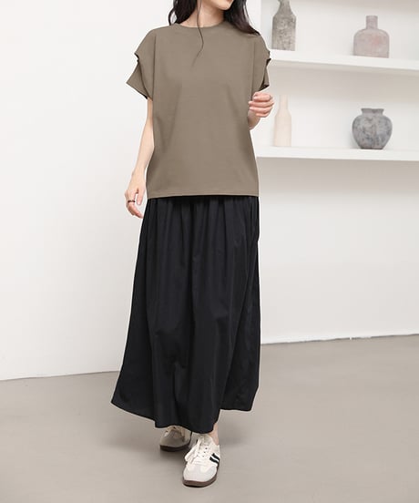 border cotton top / 8color　hm2956