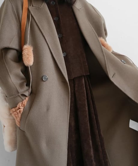 loose silhouette coat / 3color　hm1802