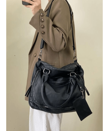 vintage boston bag / 4color　hm2744