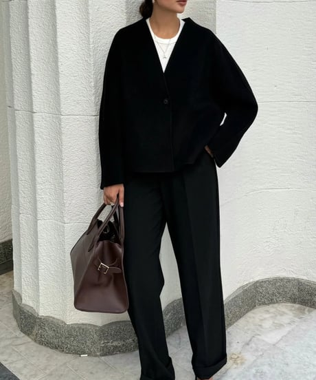 cocoon knit cardigan / 2color　hm2612