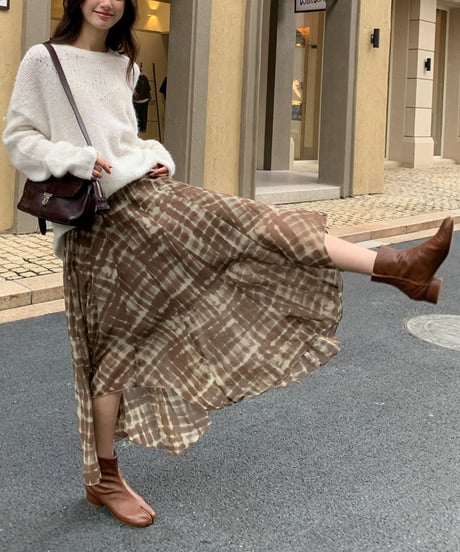 irregular design skirt　hm2559