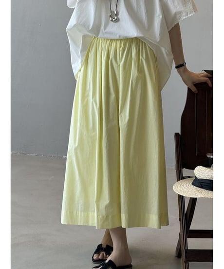 airy gather skirt / 2color　hm2297