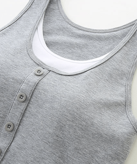 layered sleeveless top / 2color　hm2264