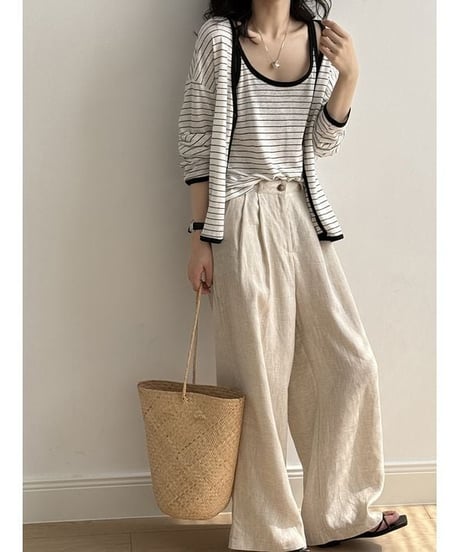 relax wide pants　hm2316