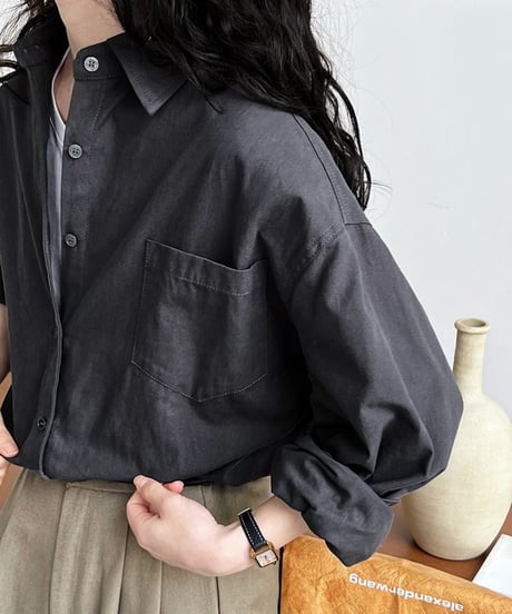 boyfriend loose shirt / 2color　hm2013