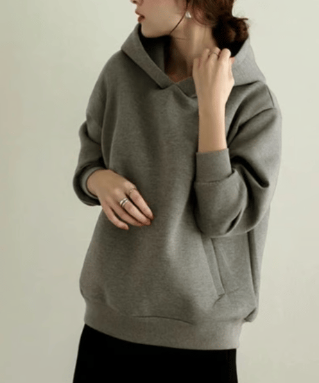 back pearl hoodie / 5color　hm2683