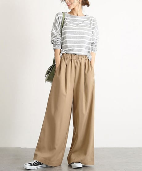 tuck wide pants / 5color　hm2974