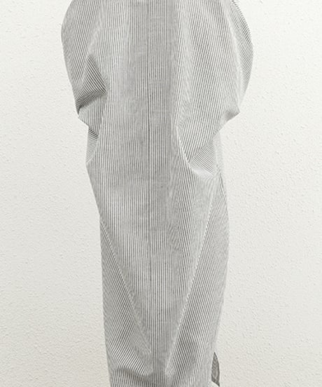 《即納》striped shirt dress / 6color　hm2538