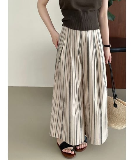 stripe relax pants / 2color　hm2370