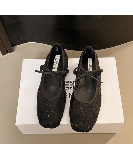 lace flat shoes / 3color　hm2858