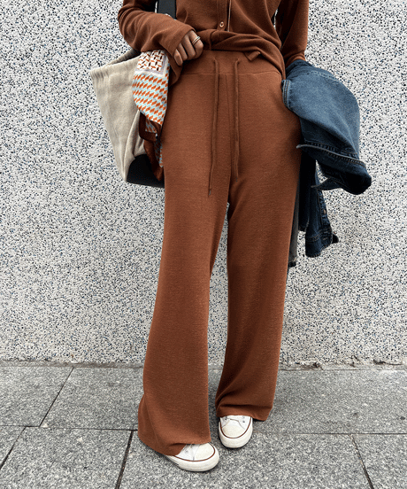 cardigan & pants setup / 2color　hm1353