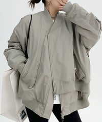 layered design MA-1 jacket　hm1963
