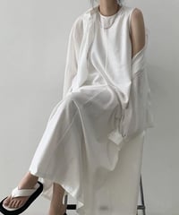 minimalist swing dress / 2color　hm2461