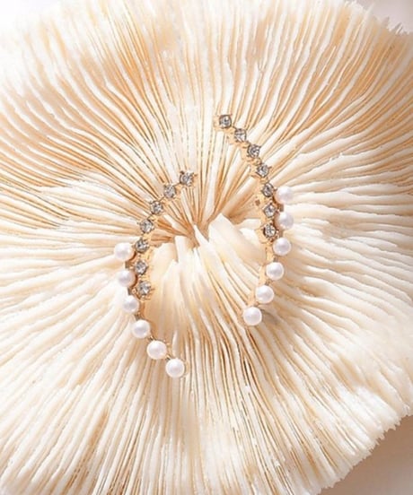 small pearl ear cuff / 2color　hm1563