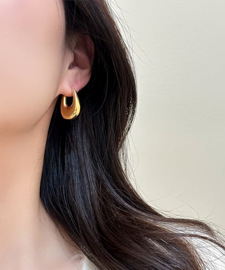 u-shaped glossy pierce / 2color　hm1220