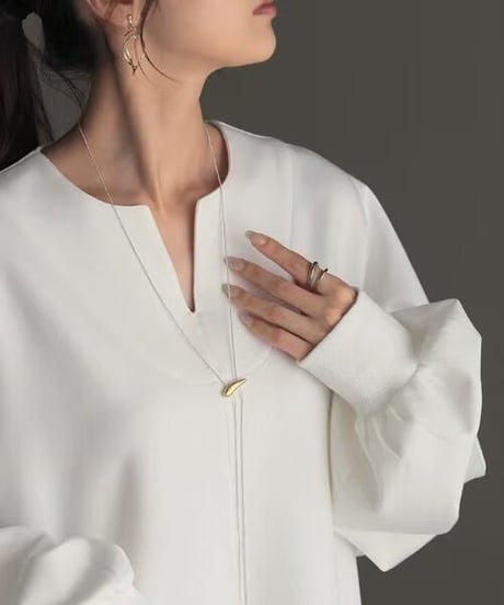 volume sleeve tunic / 4color　hm2569