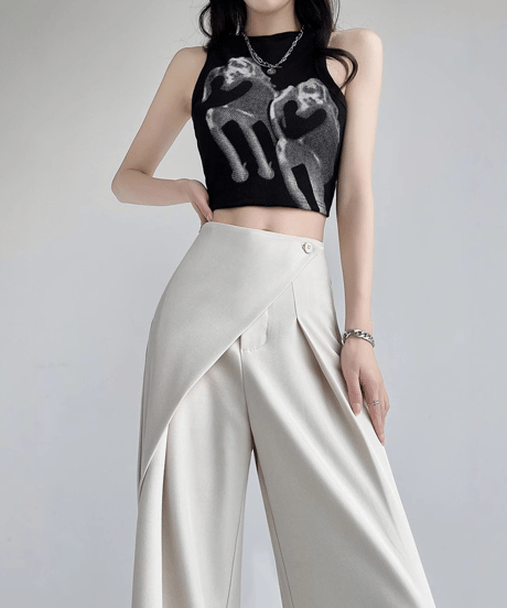 drape wide pants / 3color　hm2828