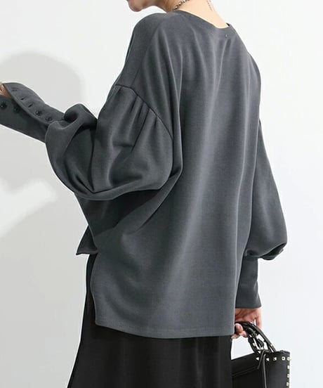 elegant puff sleeve top / 4color　hm2702