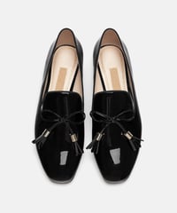 tassel ribbon shoes / 2color　hm2037