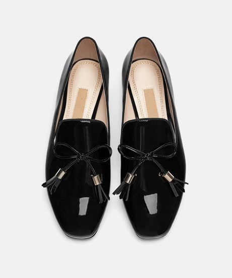 tassel ribbon shoes / 2color　hm2037